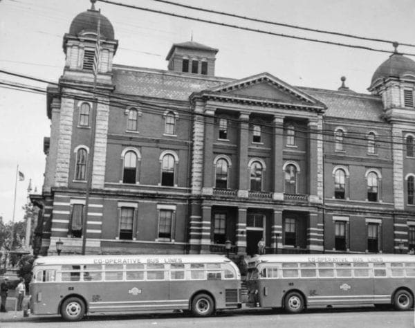 The city-county building stood for many years before county officials opted for a new structure.