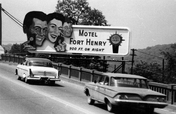 A photo of a billboard.
