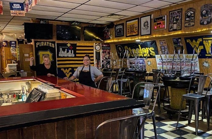 A photo of an empty bar.