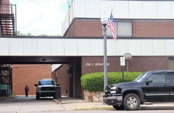 The Bellaire Police Department Building is pictured