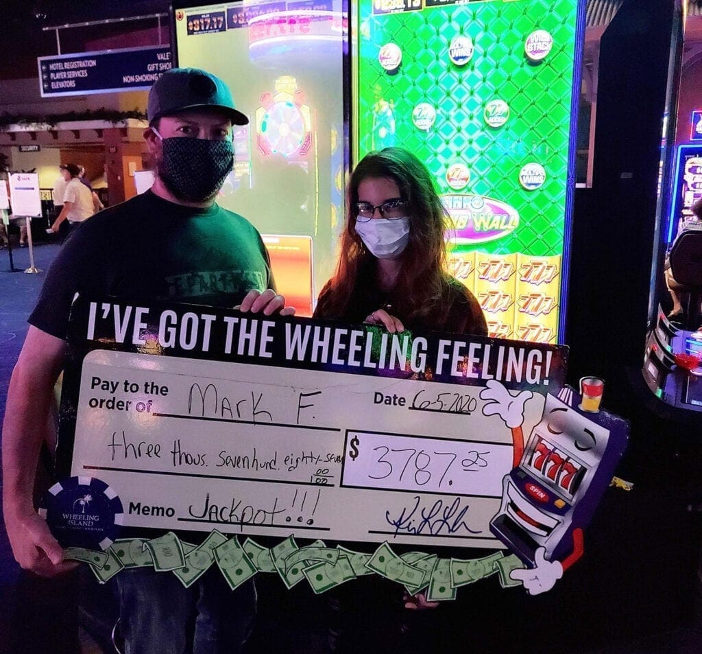 A photo of winners at a casino.
