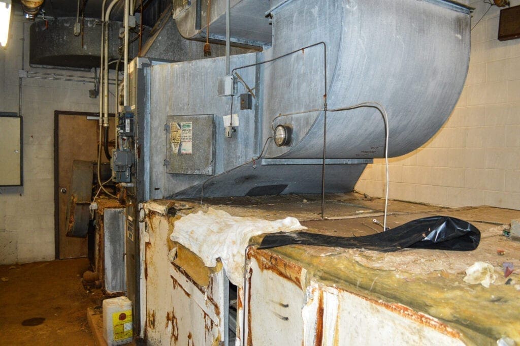 A large piece of HVAC equipment.