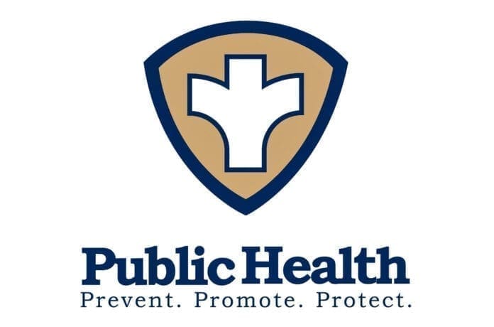 A logo for public health.
