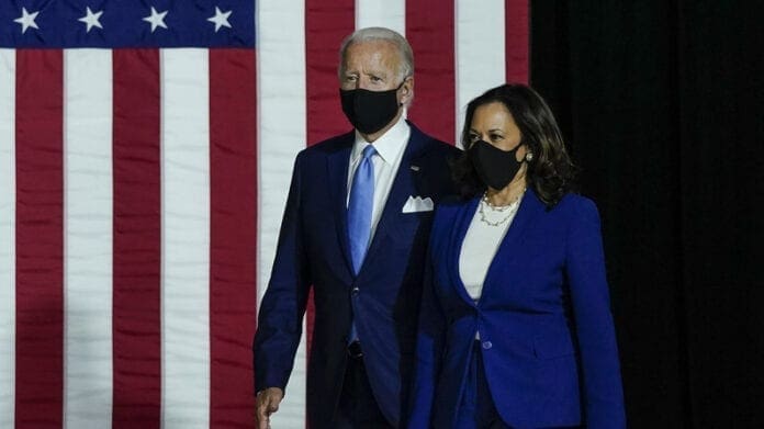 A man and a woman on a stage.