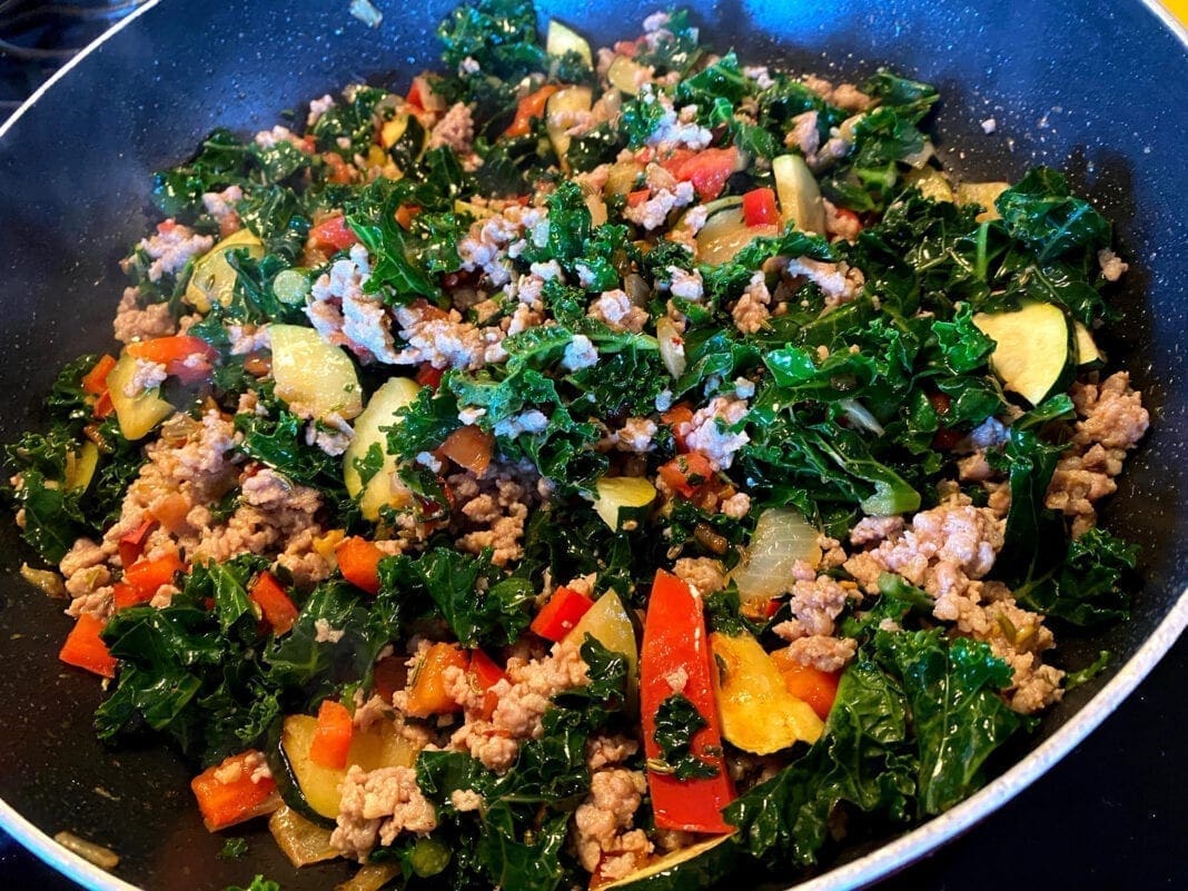 A photo of a bowl of food.