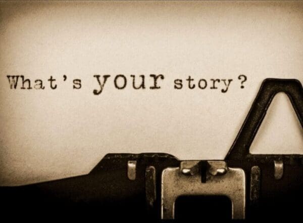 A piece of paper that's been typed on.