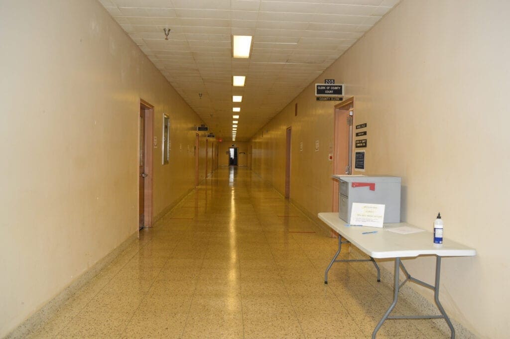 Hallway where Vargo office is