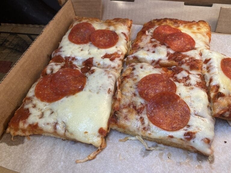 Home Pizza from Barnesville's pizza is depcited