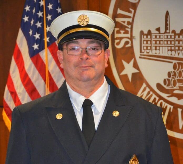 James Blazier New Fire Chief in Wheeling
