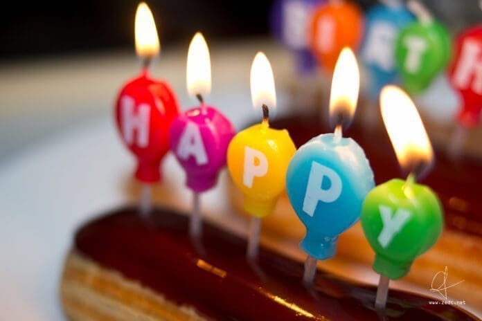 A photo of lit candles.