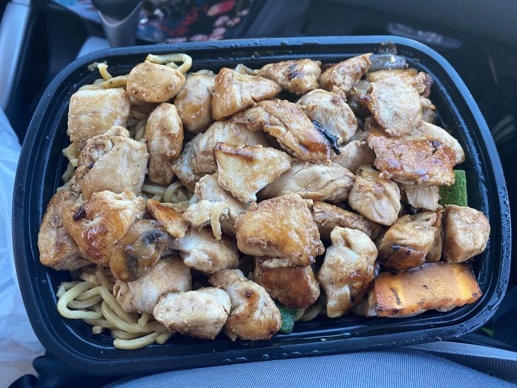 Chicken Hibachi Dinner