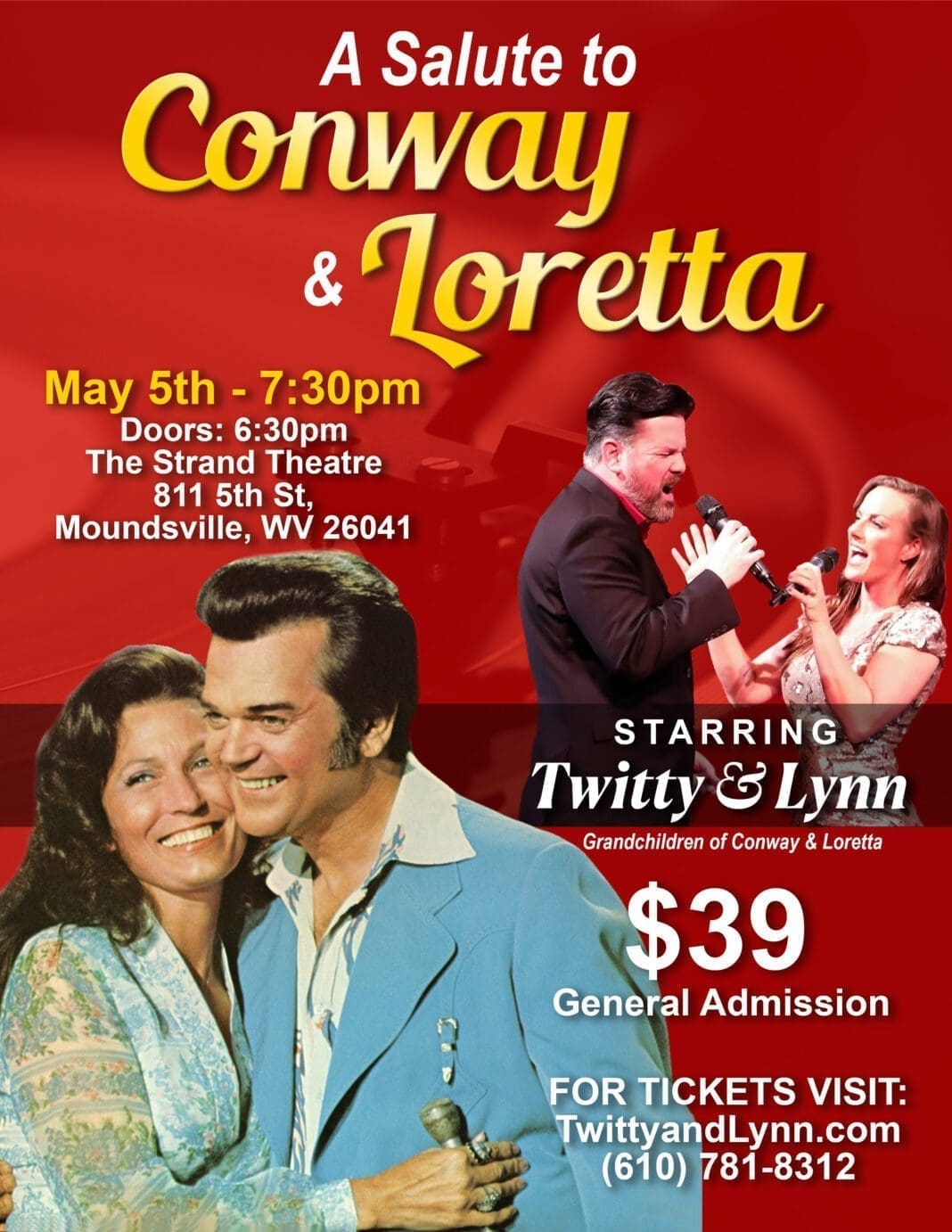 Poster for Salute to Conway and Loretta