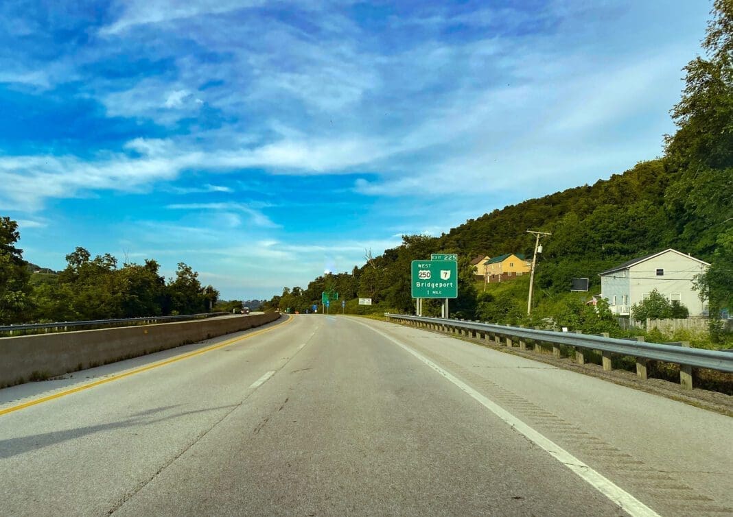 An empty highway.