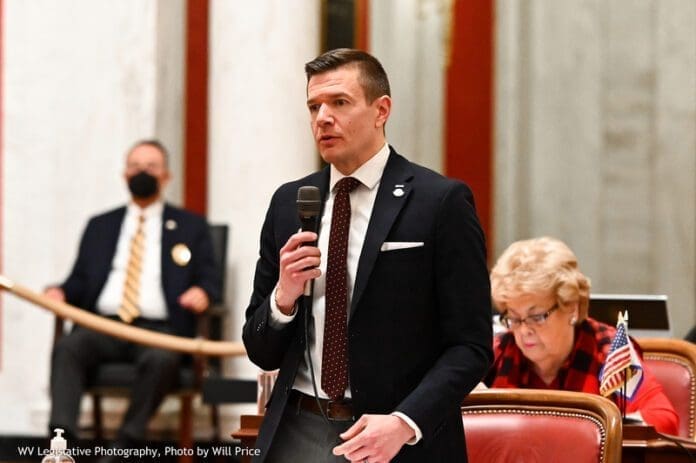 A person with a microphone.