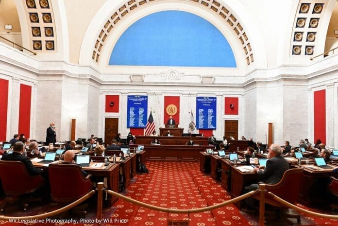 A photo of the Senate Chamber.