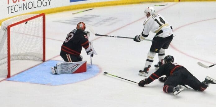 Nailers - 4-1 winm - fuel - Dec 16 A hockey game.