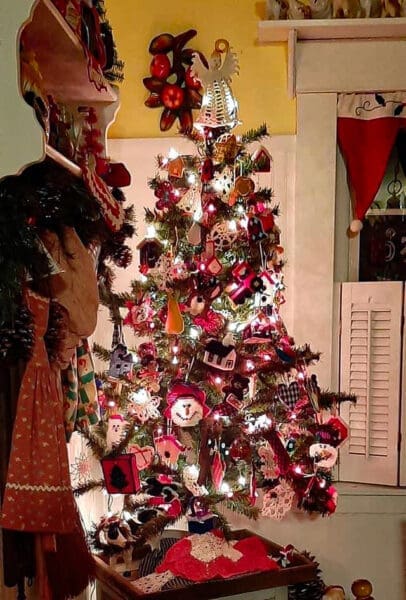 A Christmas tree.