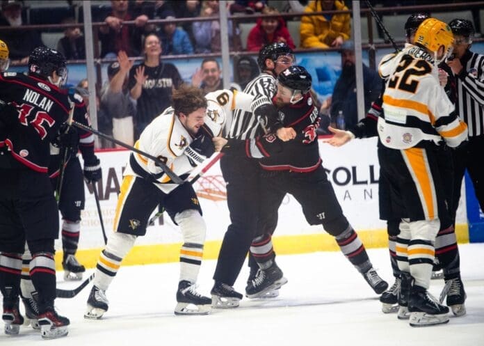 IMG_9040 A hockey game.