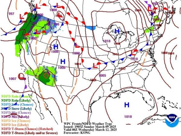 Murray Stafford Weather - Monday 3-1-25 weather