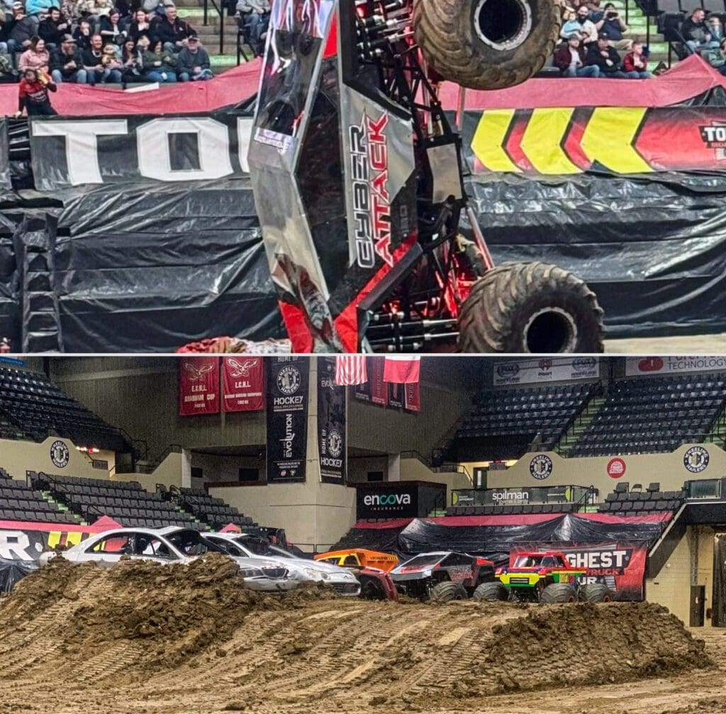 A monster truck show.